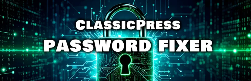 ClassicPress password fixer